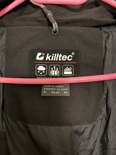 Killtec Herren Kow 161 Funktionsjacke mit abzippbarer Kapuze- Schwarz - Size 4XL - Bild 4 von 5
