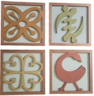 African Wooden Wall Art | Adinkra Wall Art