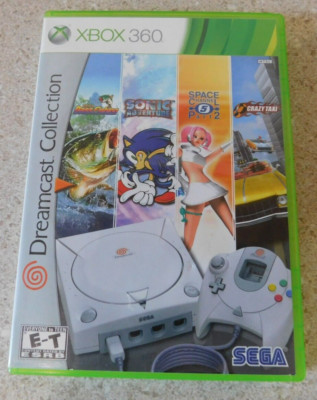 Dreamcast Collection (Microsoft Xbox 360, 2011) Crazy Taxi Sonic Bass Fishing