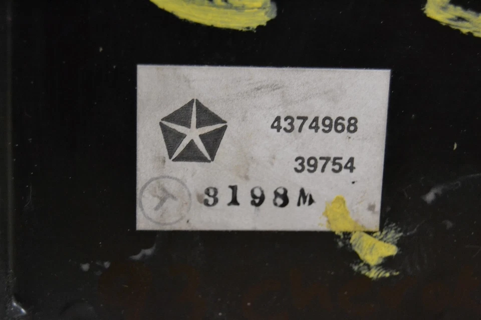 Jeep Cherokee 1993-1995 sistema de frenos ABS 4374968 módulo 20 6D2 Foto 3 de 4