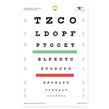 UCanSee Snellen Eye Chart Visual Acuity Chart for Eye Exams 10 Feet