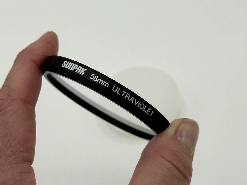 Sunpak 58mm UV Ultraviolet protection Glass lens filter threaded - used - Image 3 of 4