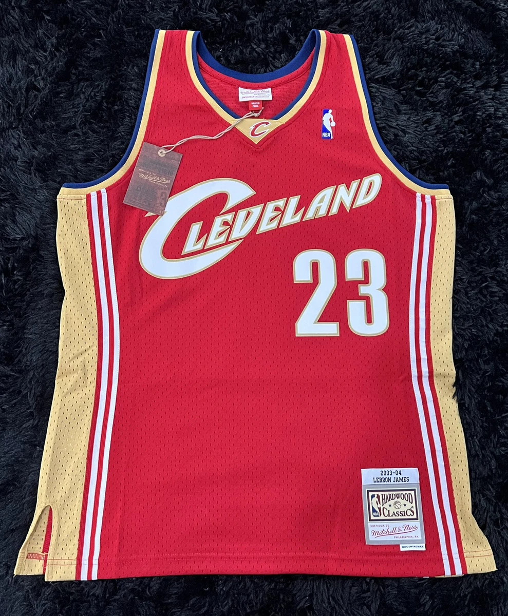 Mitchell & Ness Swingman Jersey Cleveland Cavaliers 2003-04 LeBron James - Red / 5X