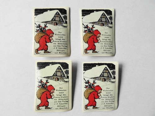 Schreibers künstlerische Bilderbücher, Verlag Schreiber, Weihnachtsmann, Reklame