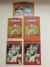 (5) 2021 Topps Heritage SPENCER HOWARD Lot RC (2) - Red Border Cards & (3) Based