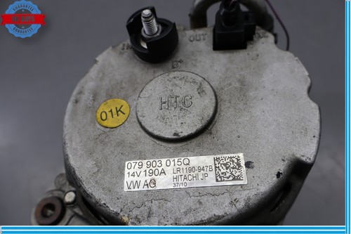13-18 Audi A8 D4 Water Cooled Alternator Generator Pump 079903015Q Oem - Picture 7 of 10