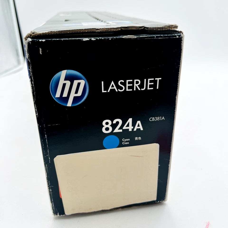 HP 824A (CB381A) LaserJet Toner Cartridge Cyan- New Sealed - Image 4 of 4