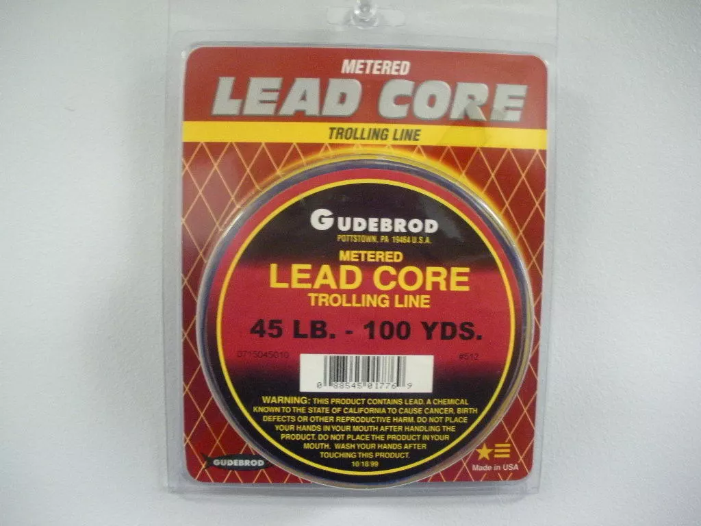 Gudebrod 12 - 45 Lb. 50-100 Yd. Metered Lead Core Fishing Line