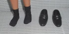 KEN MATTEL DOLLELVIS FRANK SINATRA  XFILES BLACK SOCK & SHOES FASHION ACCESSORY