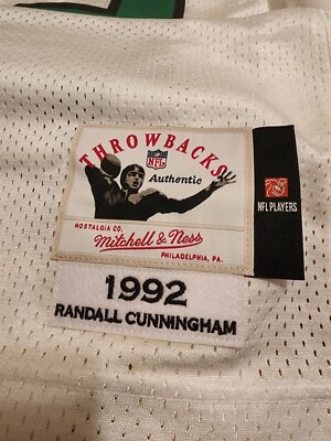 Maillot NFL Philadelphia Eagles Randall Cunningham 1992 – Mitchell & Ness Taille 40 M