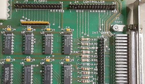ARCHIVE Used Floppy Controller Card Model 80614-003 Rev A w/37 Pin Parallel Port - Afbeelding 2 van 7