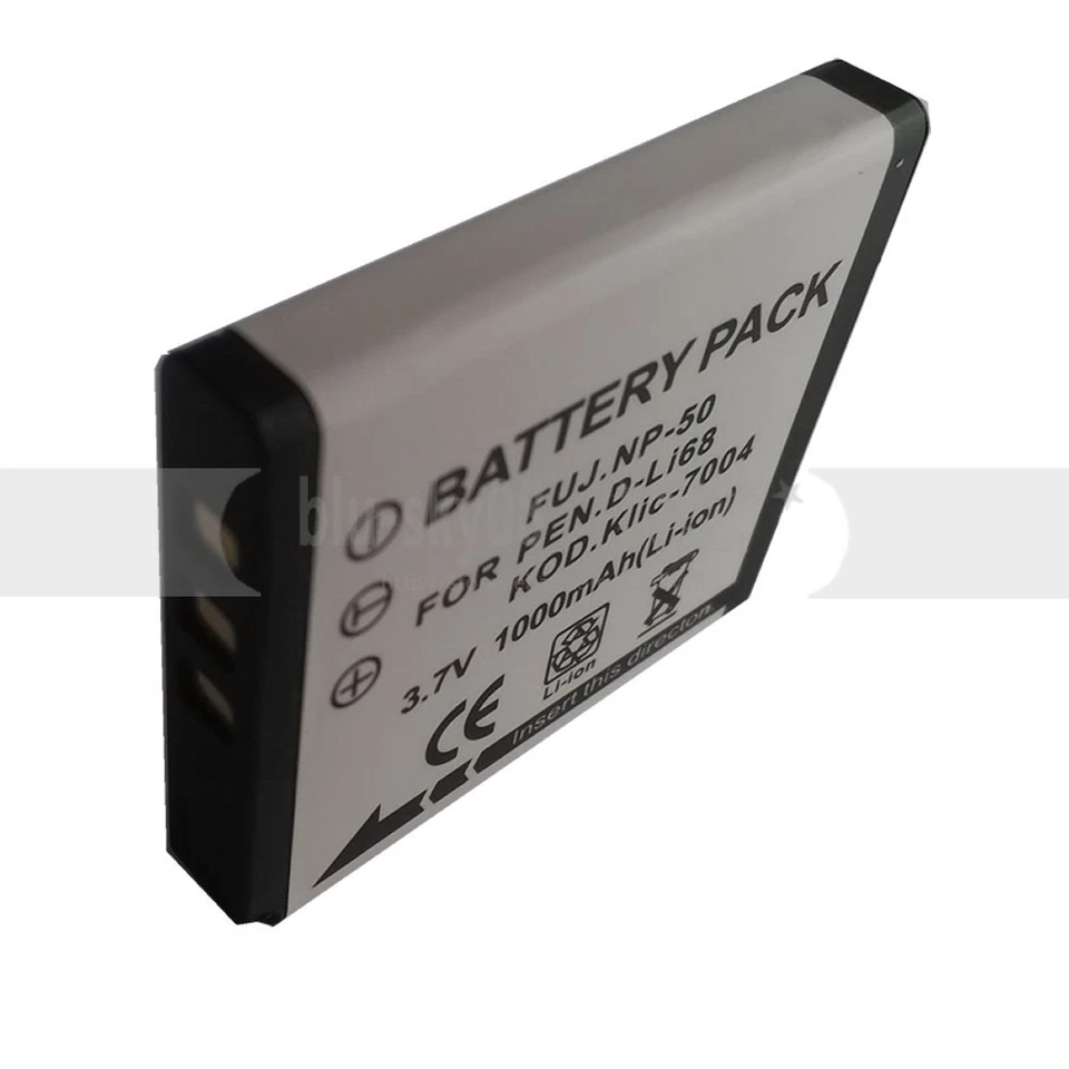 2X Batería NP-50 para Fujifilm X10 X20 XF1 F50 F75 F665 F775 F900 EXR F505 F305 Foto 3 de 4