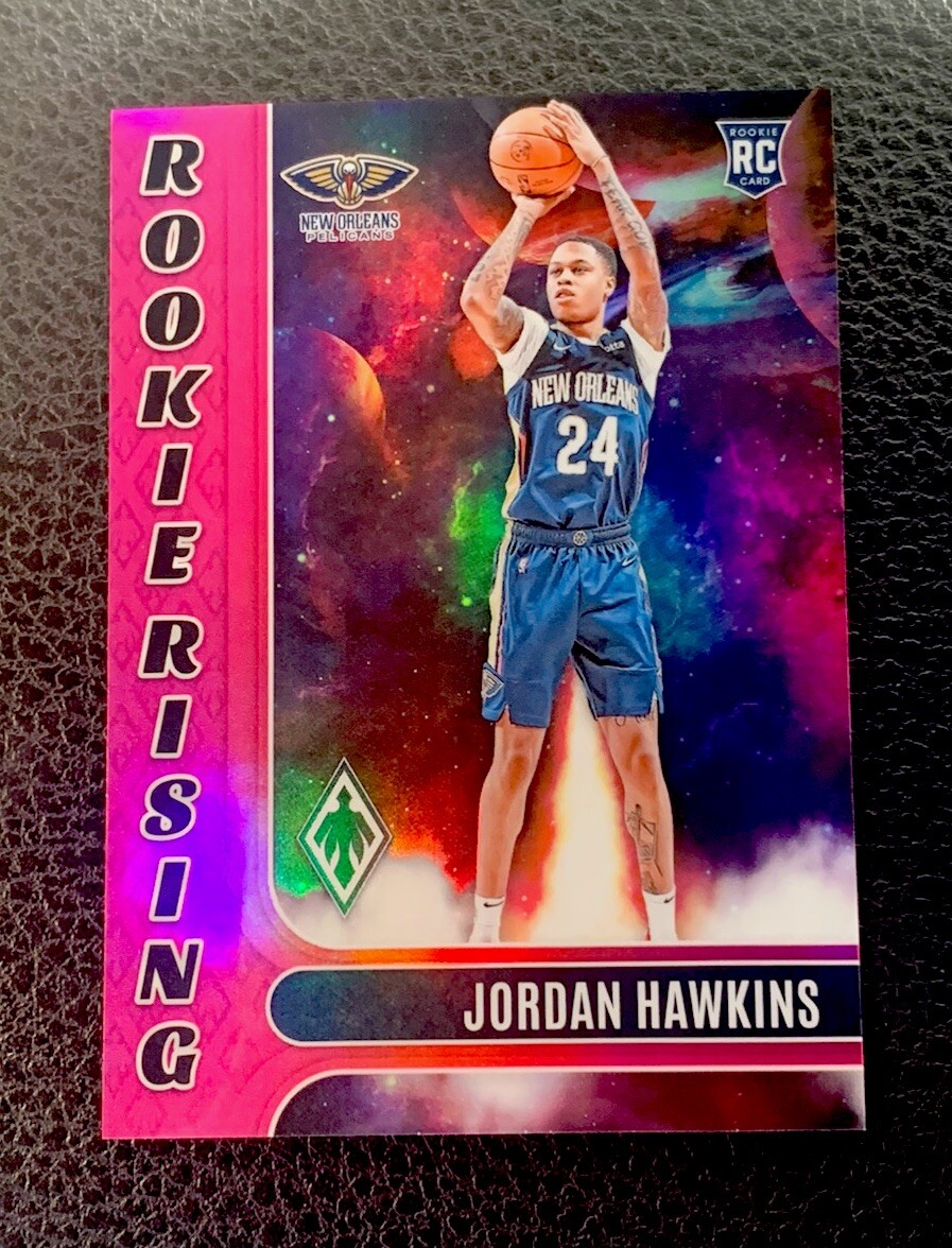 2023-24 PHOENIX BASKETBALL JORDAN HAWKINS #17 ROOKIE RISING PINK RC /99