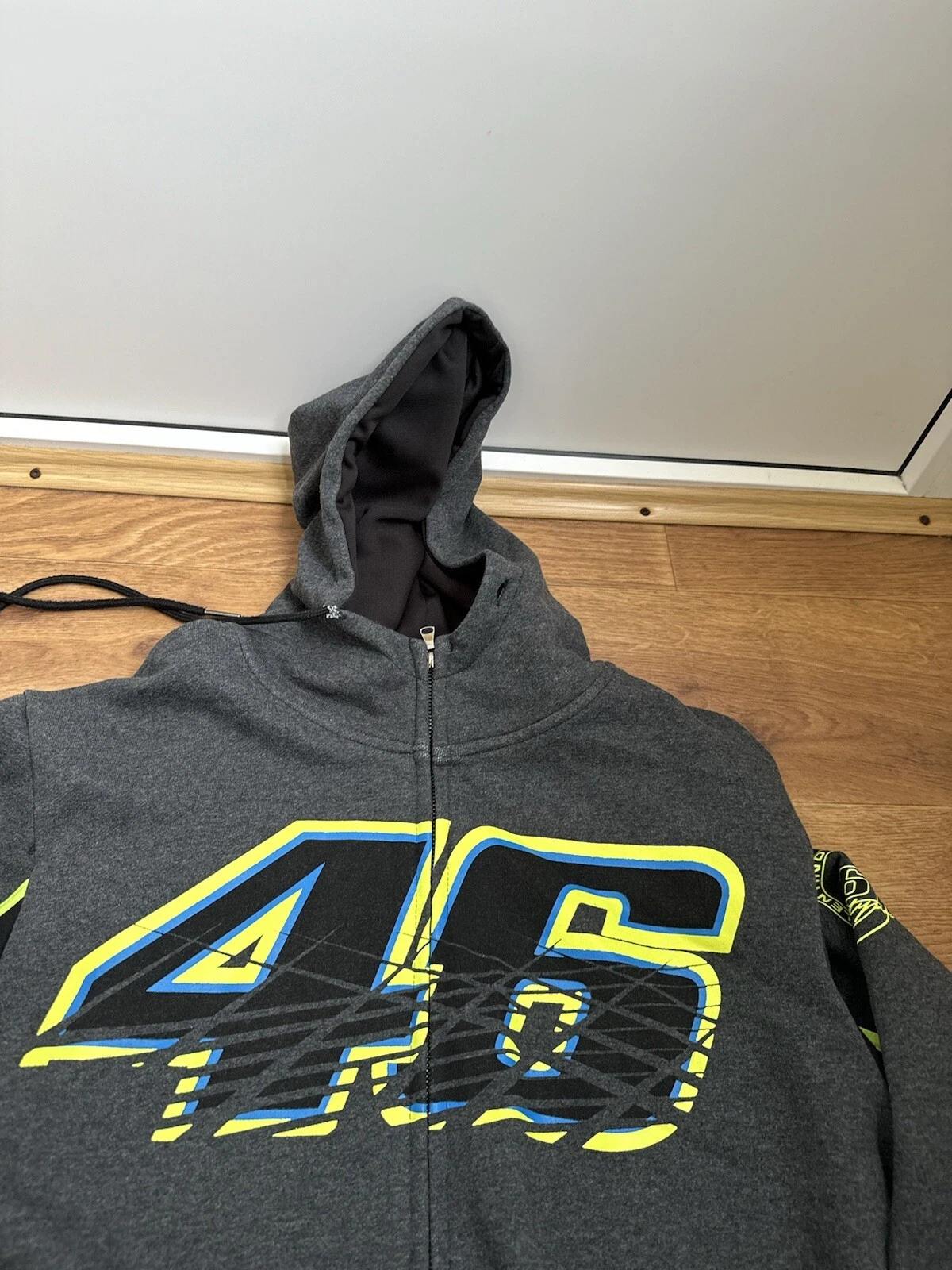 Felpa con cappuccio VR 46 ufficiale Valentino Rossi IL Dottore taglia XL