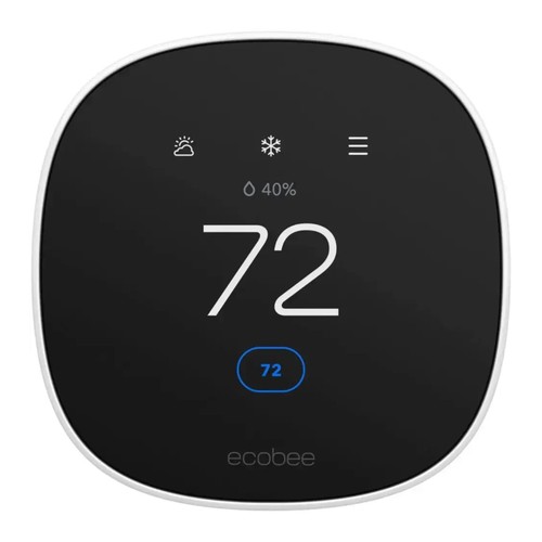 ecobee 2025 Smart Thermostat Essential Programmable Wi-Fi Thermostat - White - Picture 4 of 9