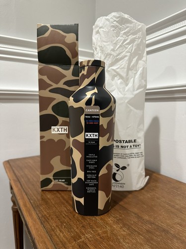 Kith Corkcicle 10 Year Anniversary 16oz Canteen Duck Camo - Picture 6 of 10