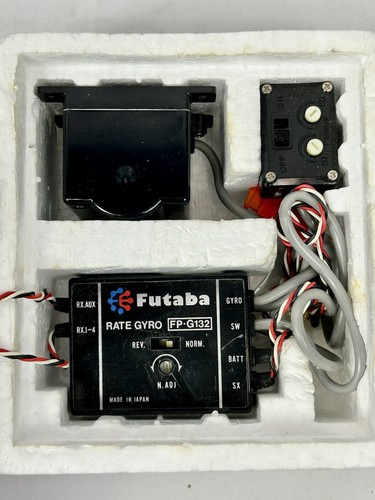 Vintage Futaba Rate Gyro FP-G132 System RC Helicopter w/ Box - E F G H L Series - Picture 4 of 16