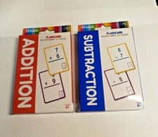 Bazic flashcards addition and subtraction.  Plus rewards sticker book!