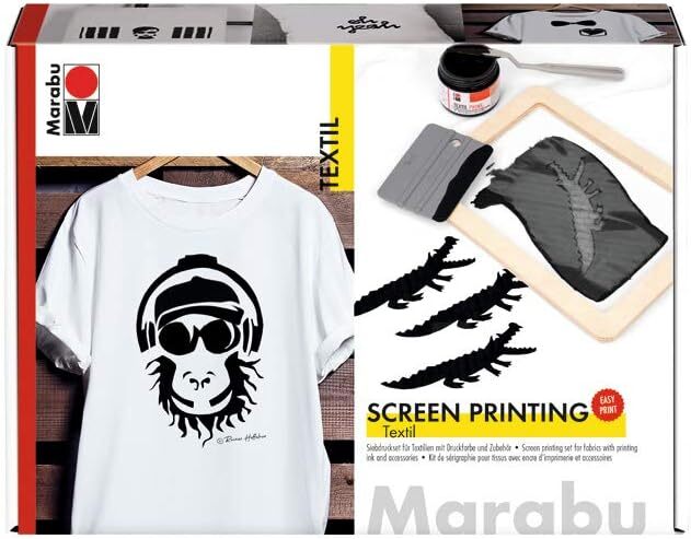 Marabu Textil Screen Printing Kit