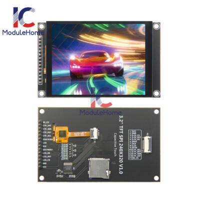 3.2 inch SPI Serial TFT LCD Display Module IPS Touch Screen 240X320 ILI9341V DIY