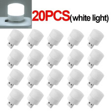 Warm White LED Table Lamp - Eye Protection Mini Night Light for Reading