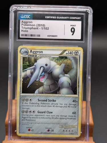 Aggron graded CGC 9 for sale on eBay