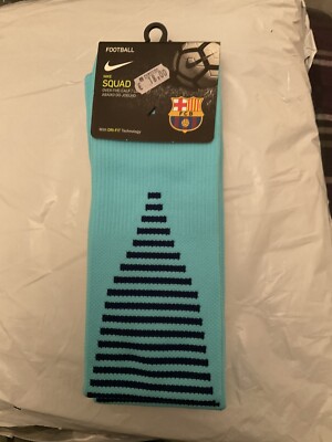 FC BARCELONA NIKE AWAY FOOTBALL SOCKS ALL SIZES KIDS