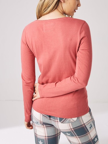 Fat Face Lily Lace Henley Pyjama Top IN 8 colours Size 6-18 with minor faults - Picture 12 of 36