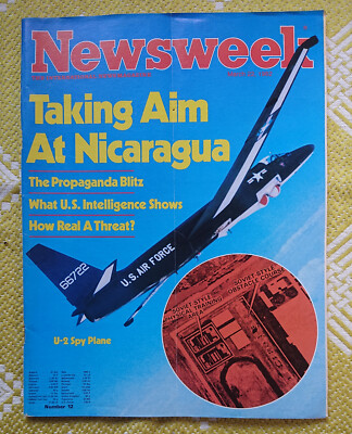 Newsweek 3/1982 Taking Aim At Nicaragua US Air Force U-2 Spy Plane Walesa Factor