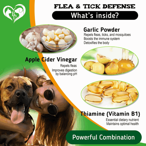 Insects Prevention Chewable Pills for Dogs Natural Pest Control for Pets Dogs - Picture 3 of 6