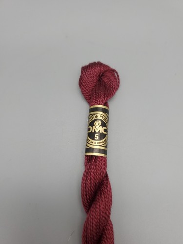 DMC Perle Cotton Skein Size 5 27.3yd 902 Needlepoint Embroidery, Crewel - Picture 2 of 4