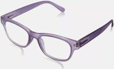 Foster Grant Angie PRP Purple Reading Glasses w Clear Case 1.50, 2.00, 2.50