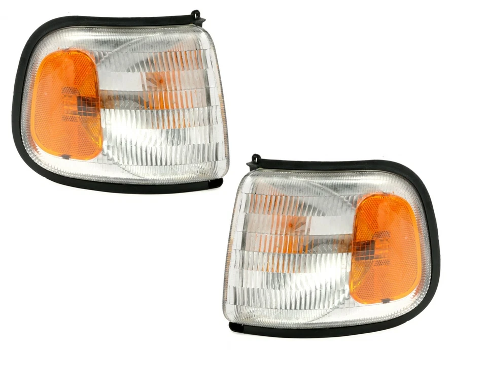 FITS DODGE VAN 1994-1997 B1500/B2500/B3500 HEADLIGHTS HEAD LIGHTS SIGNAL LAMPS - Image 3 of 4
