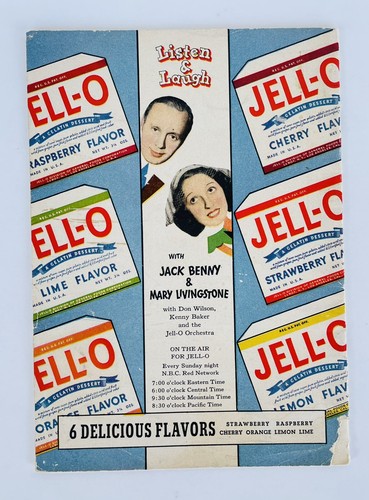 Libro de recetas de gelatina de Jack & Mary's segunda impresión Jack Benny 1937 - Imagen 2 de 10