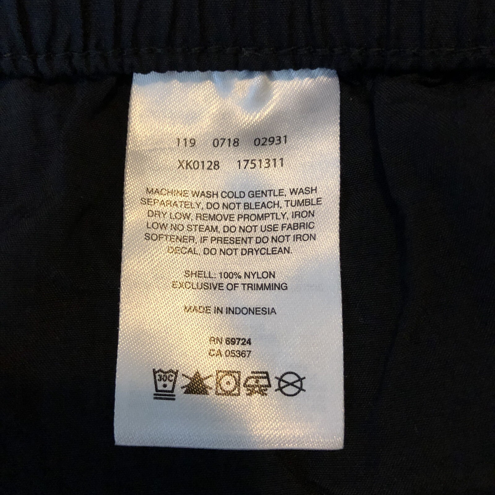 COLUMBIA Womens Black Polyamide Elastic Waist Drawstring Running Shorts Sz L thumbnail 8