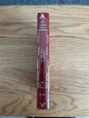 I GRANDI DELLA LETTERATURA 20 TEATRO DI LOPE DE VEGA CARPIO FABBRI EDITORI 1968