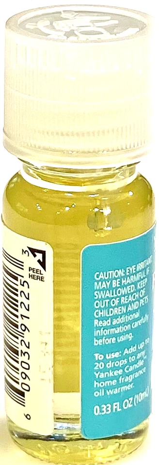 Aceite de fragancia para el hogar Yankee Candle Bahama Breeze 0,33 fl oz 10 ml retirado raro 2016 Foto 3 de 3