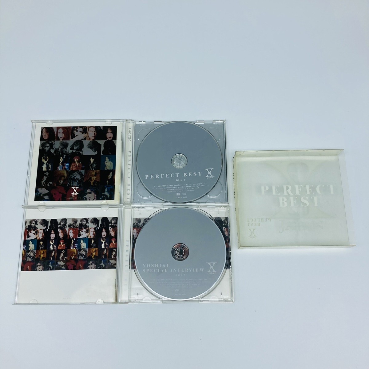 【X JAPAN/YOSHIKI】貴重CD DVD スコア 詰め合わせ X JAPAN PERFECT BEST 3CDs Album 1999 YOSHIKI HIDE TOSHl Japanese