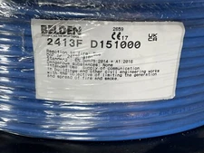 Belden 2413F 1000’ Spool F/UTP, CMP, Cat 6+ Wire , Commercial, 23AWG 4 Pair