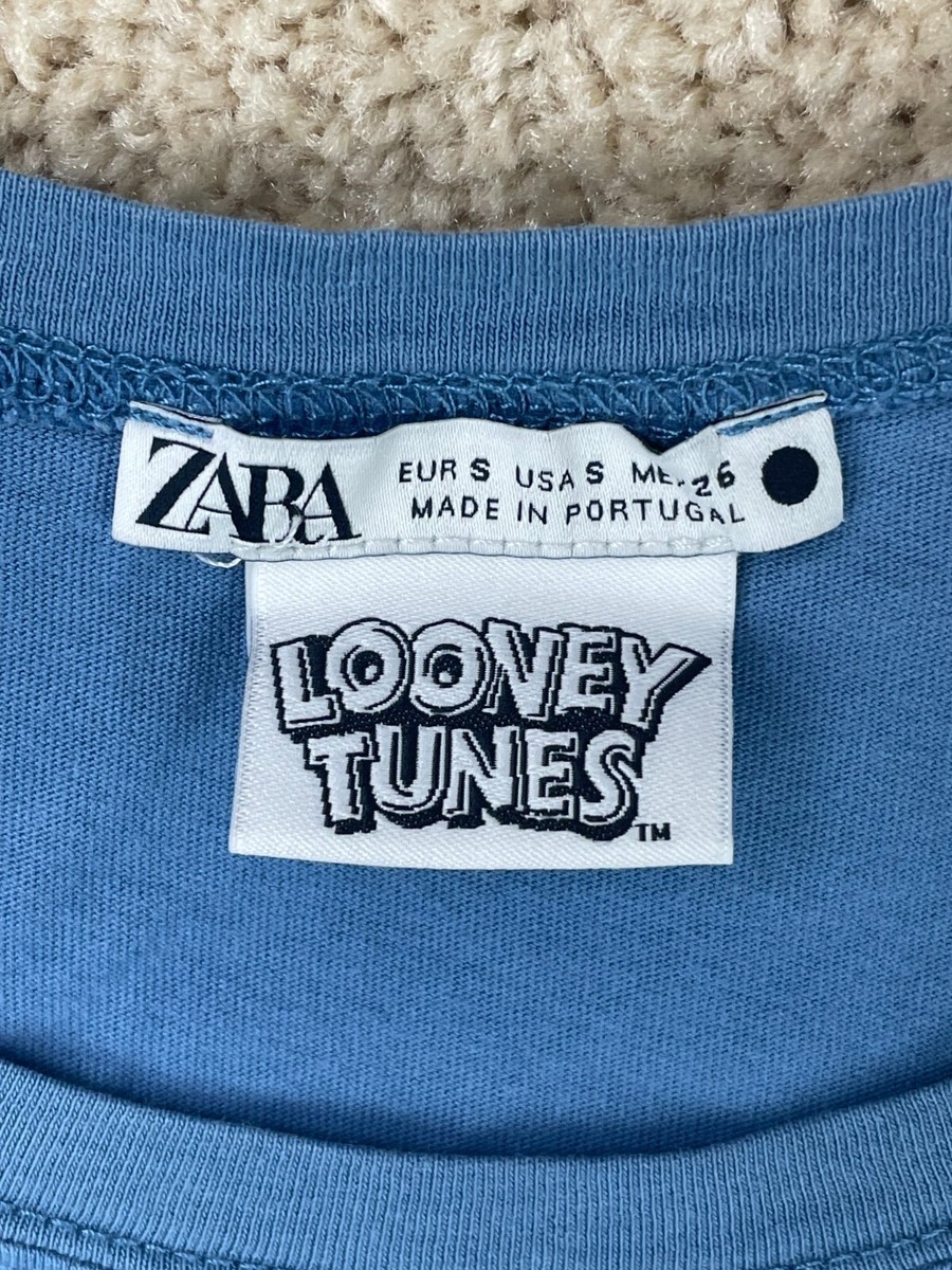 Zara T-Shirt Men's Small Warner Bros. Looney Tunes Bugs
