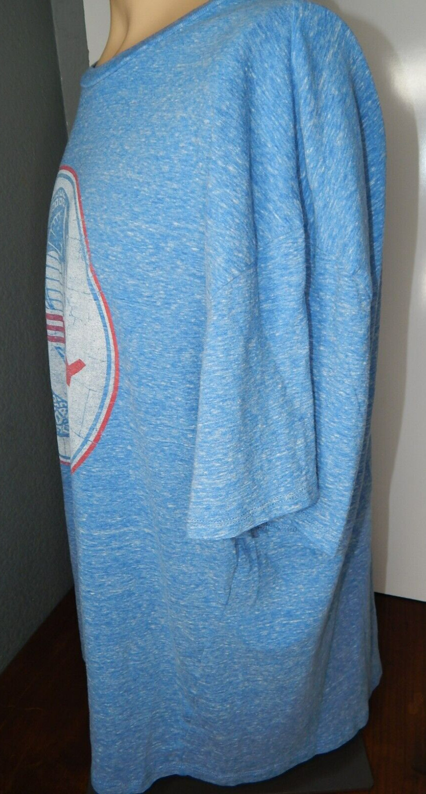 SHELBY FORD COBRA blue retro print t shirt men's 2XL