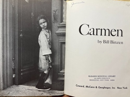 Carmen by Bill Binzen (hc 1969) - Picture 3 of 4