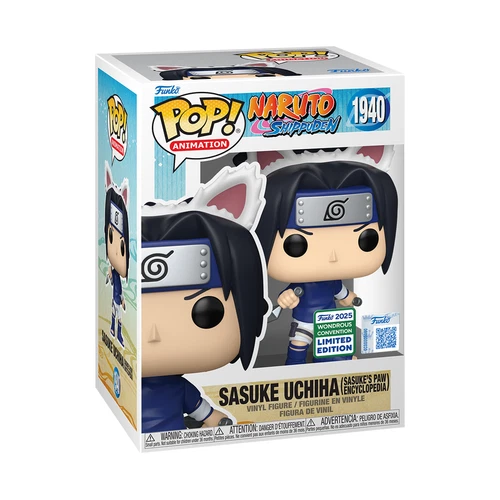 🔥 WonderCon 2025 Naruto Sasuke Uchiha Funko Pop EXCLUSIVE IN HAND Con Exclusive