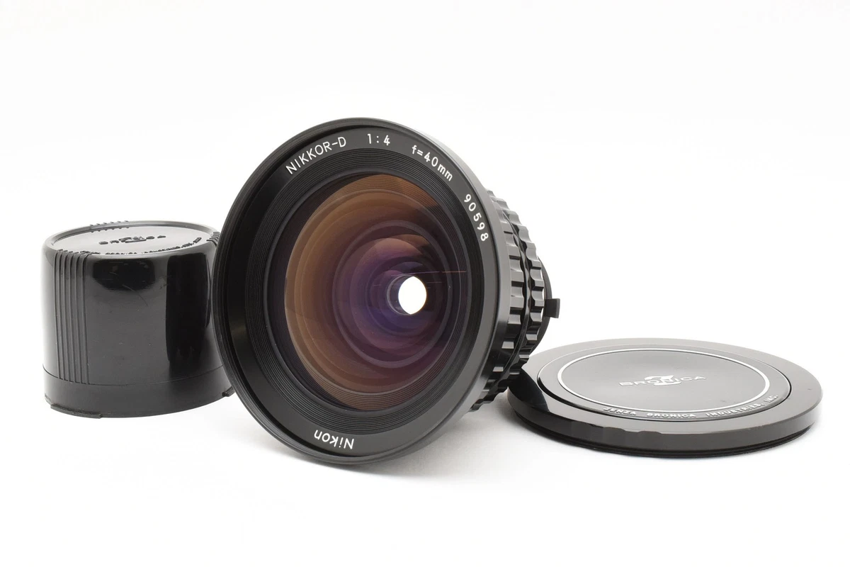 ゼンザブロニカ ZenzaBronica ZENZANON-S 1:4 40mm Zenza Bronica 40mm f4 Zenzanon MC Lens for S/S2 with Caps [RARE