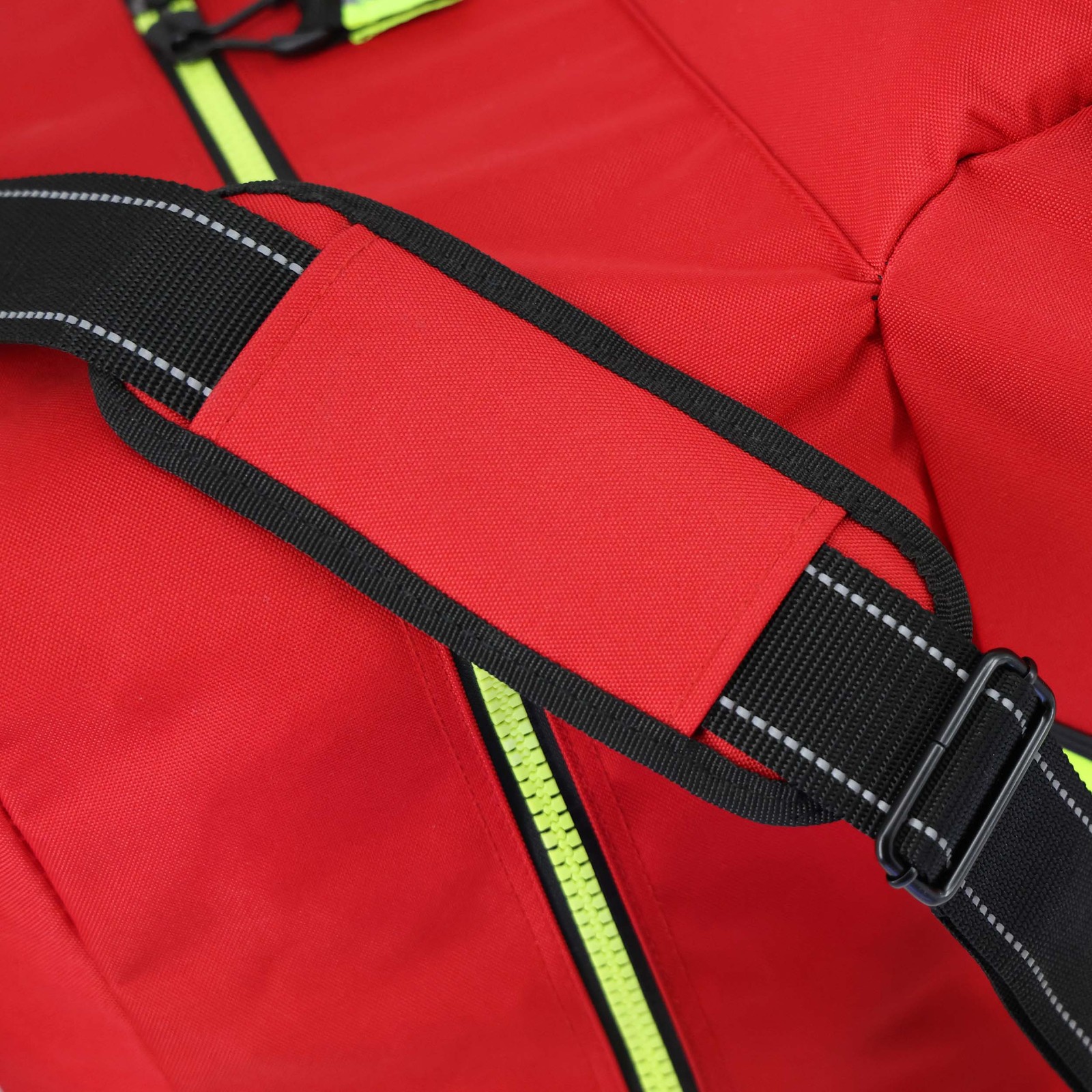 Lightning X Firefighter Premium 3XL Step-In Turnout Gear Bag - Red w/ NO LOGO (C