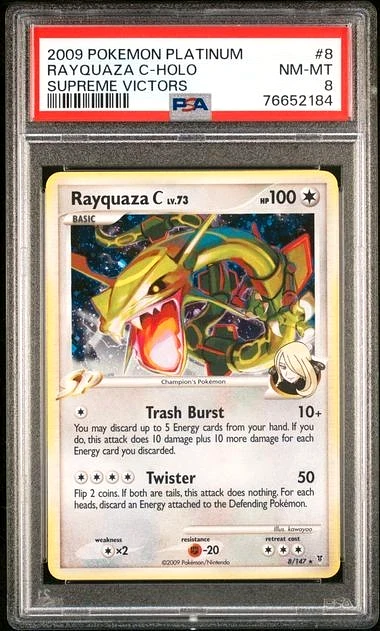 Pokémon Rayquaza Pokémon TCG Holo Rare Individual Collectible Card
