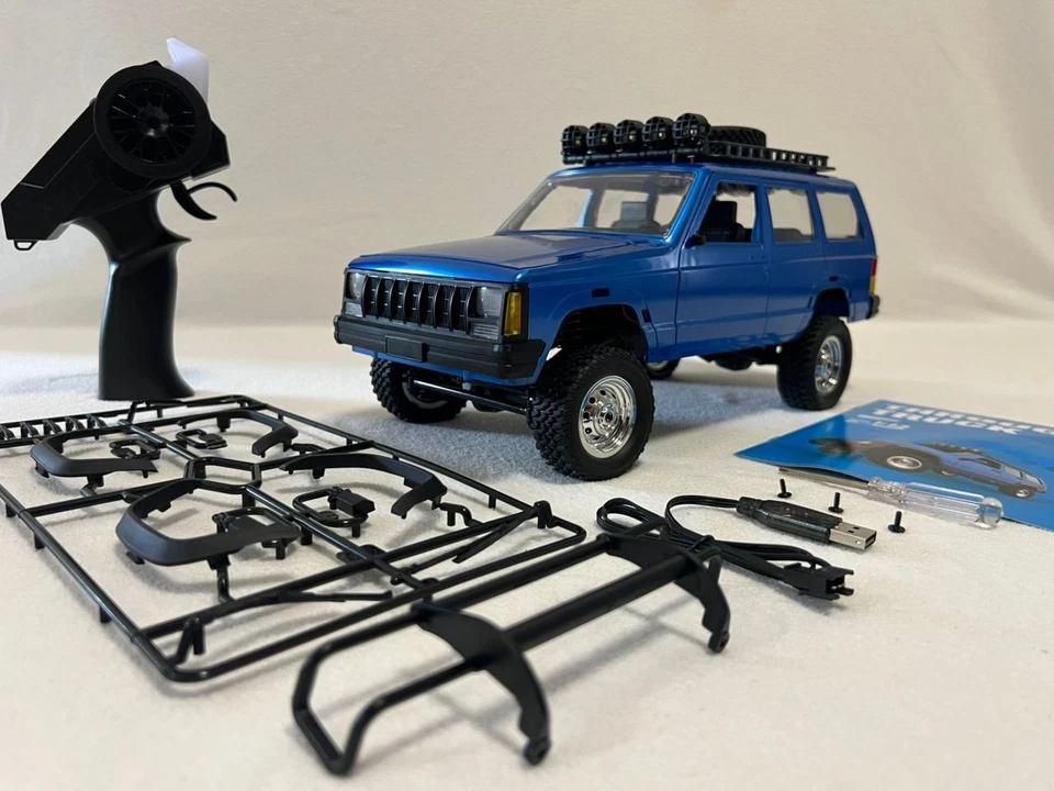 Jeep Cherokee MN78 RC Car Crawler escala 1:12, 2.4G 4x4, camión todoterreno Foto 2 de 4
