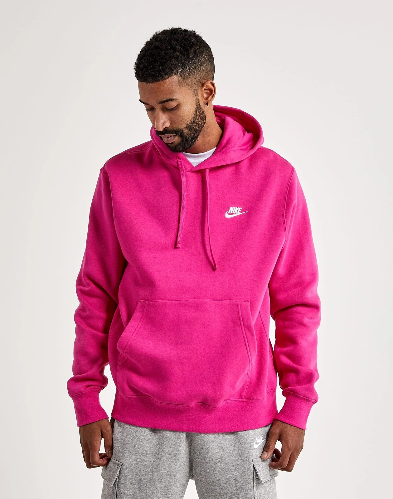 Nike Club Fleece Pullover Hoodie Sweatshirt