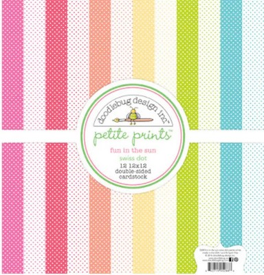 Doodlebug Paper Pad Karten Scrapbooking 12x12 Fun in the sun Scrap MPN 5288