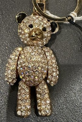Jon Richard Gold Filigree Teddy Decorated With Crystals Articulated Limbs